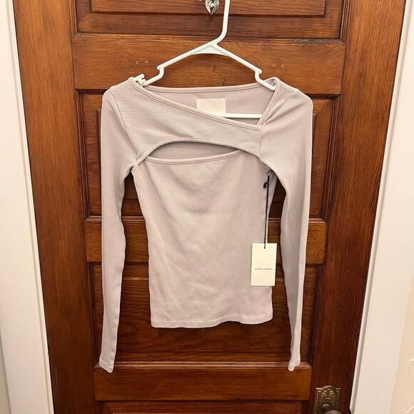 Citizens Of Humanity Tops - Citizens of Humanity sz XS Iris Long Sleeve Cut Out Top Greysmoke NWT Grey $130